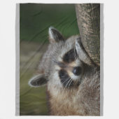 Raccoon Throw Blanket Fleece Deken (Voorkant)