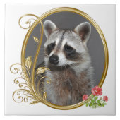 Raccoon Tile Tegeltje (Voorkant)