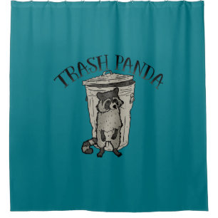 Raccoon Trash Panda Douchegordijn