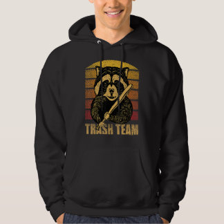 Raccoon Trash Team Raccoon Hoodie