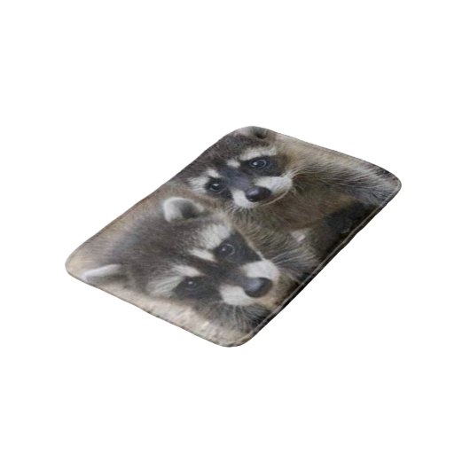 Raccoon Twins Bath Mat (Gekanteld)