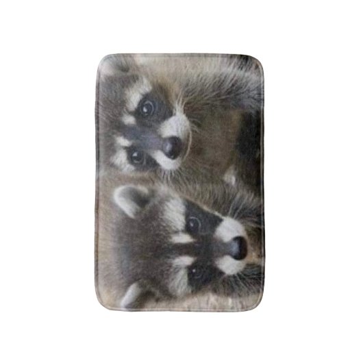 Raccoon Twins Bath Mat (Voorkant Verticaal)