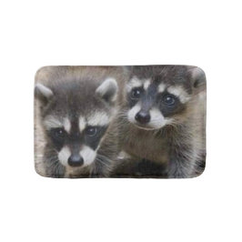 Raccoon Twins Bath Mat