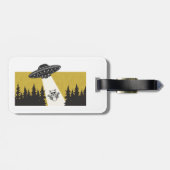 Raccoon UFO Bagagelabel (Achterkant horizontaal)