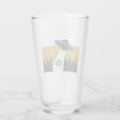 Raccoon UFO Glas (Achterkant)