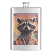 Raccoon Vakantie Flacon (Voorkant)