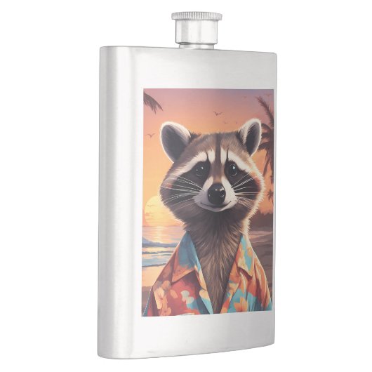 Raccoon Vakantie Flacon (Rechts)