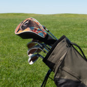 Raccoon Vakantie Golfheadcover (Insitu)