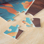 Raccoon Vakantie Legpuzzel (Zijkant)