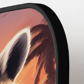 Raccoon Vakantie Pickleball Paddle (Links Detail)