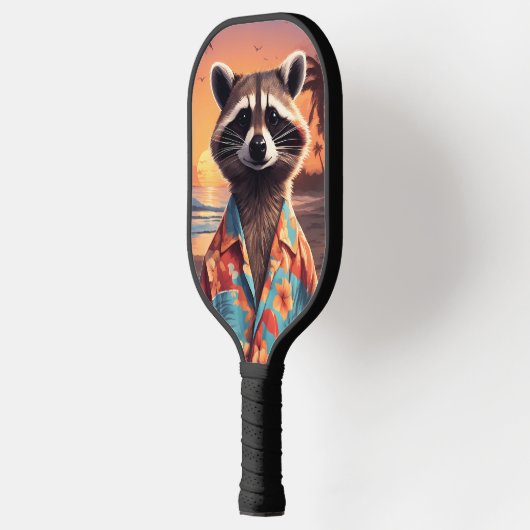 Raccoon Vakantie Pickleball Paddle (Links)