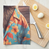 Raccoon Vakantie Theedoek (Quarter Fold)