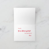 Raccoon Valentijn Kaart (Binnen)