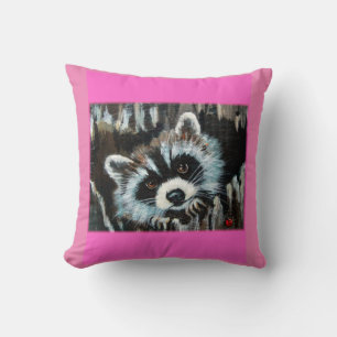 Raccoon Valentijn Pillow Kussen