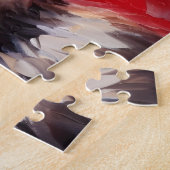 Raccoon Valentijnsdag Legpuzzel (Zijkant)