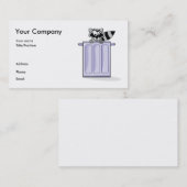 Raccoon visitekaartje (Voorkant / Achterkant)