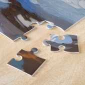 Raccoon Washing Stolen Christmas Gold Hat Legpuzzel (Zijkant)