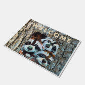 Raccoon WELCOME Welkom Mat (Schuin)