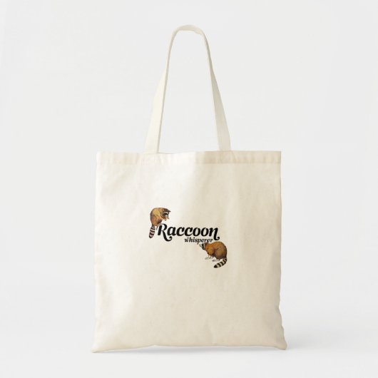 Raccoon Whisperer Cute Raccoon Lover Racoon Gift Tote Bag (Voorkant)