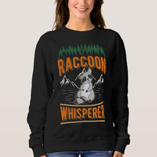 Raccoon Whisperer Trui (Voorkant)