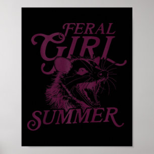 Raccoon wild meisje zomer Tanktop Poster