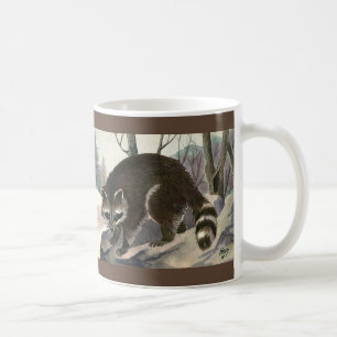 Raccoon, wilddierenbos Koffiemok
