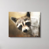 Raccoon Wildlife Canvas (Voorkant)