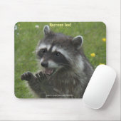 RACCOON WILDLIFE Happiness Muismatten (Met muis)