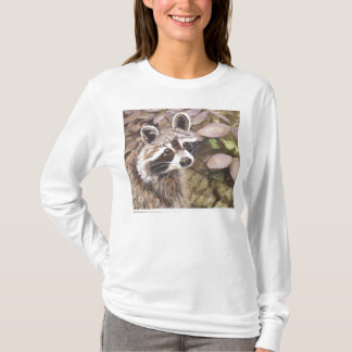 Raccoon Womens hoodie T-shirt
