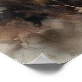 Raccoon Woodland Animal Art Print Poster (Hoek)