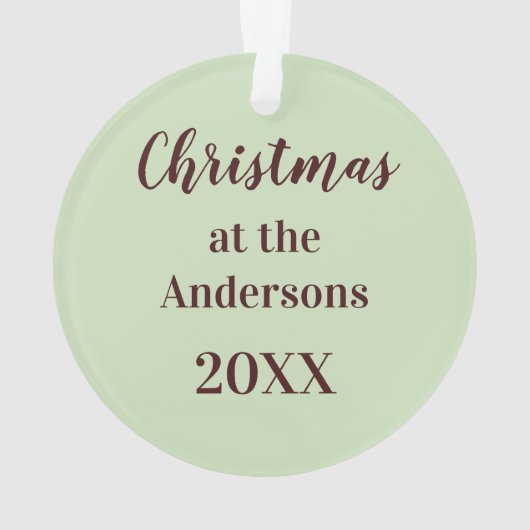 Raccoon Woodland Creature Drawing Personalized Ornament (achterkant)