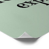 Raccoon Woodland Kinder Christelijke Gebed op Blau Poster (Hoek)