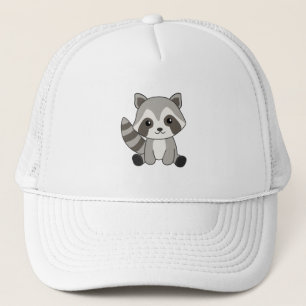 Raccoon zoete dieren voor kinderen Funny Raccoons Trucker Pet