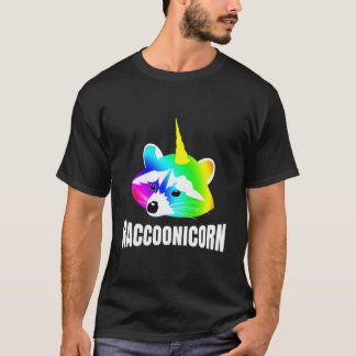 Raccoonicorn Afvalpanda Wasbeer Eenhoorn T-shirt