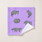 Raccoons Bad Handdoek (Wasdoekje)