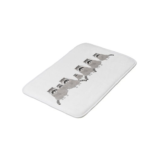 Raccoons Bathmat Badmat (Gekanteld)