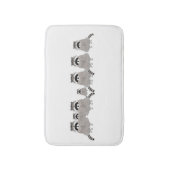 Raccoons Bathmat Badmat (Voorkant Verticaal)