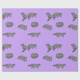 Raccoons Cadeaupapier