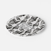 Raccoons Custom Birthday Party Papieren Bordje (Gekanteld)