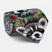 Raccoons Galore Stropdassen (Opgerold)