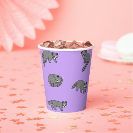 Raccoons Papieren Bekers