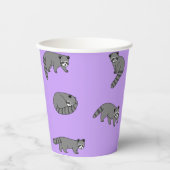 Raccoons Papieren Bekers (Voorkant)