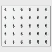 Raccoons Patroon Cadeaupapier (Vlak)