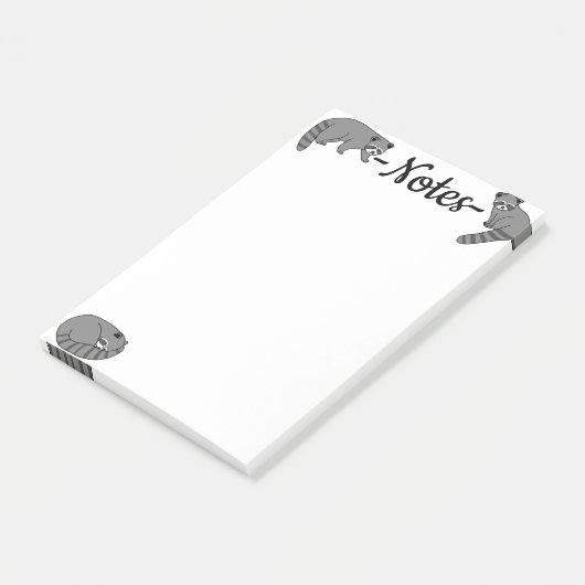 Raccoons Post-it® Notes (Schuin)