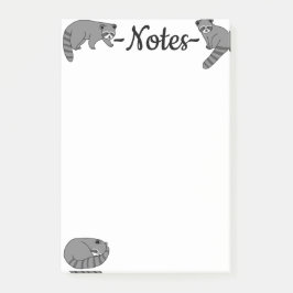 Raccoons Post-it® Notes