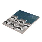 Raccoons Tegel Tegeltje (Zijkant)