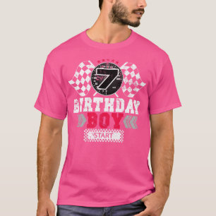 Race 7e verjaardag Jongen Party Racing Driver T-shirt