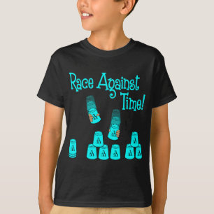 Race Against Time, lt blauw T-shirt