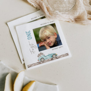 Race Auto 1e verjaardag foto Servet