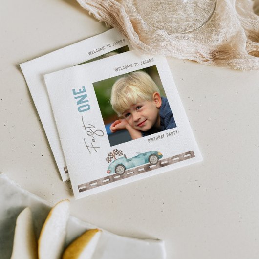 Race Auto 1e verjaardag foto Servet